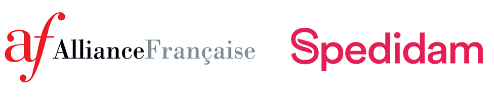 Logos for Alliance Française and Spedidam displayed side by side on a white background.