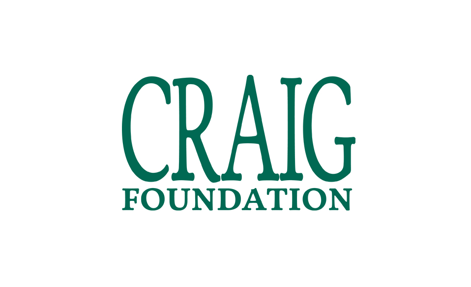Craig Foundation logo in green lettering.