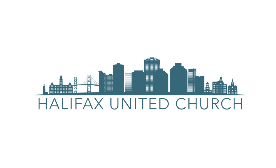 Halifax United Church logo featuring a stylized Halifax skyline.