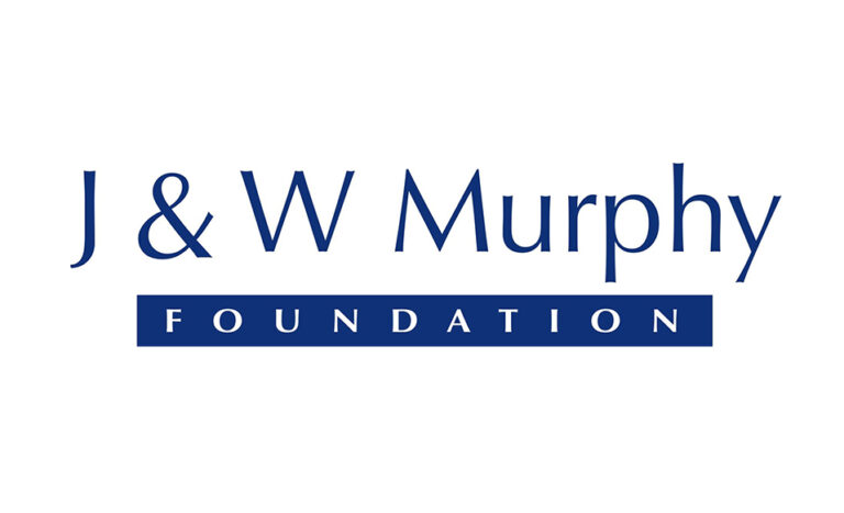 J & W Murphy Foundation logo in dark blue lettering.